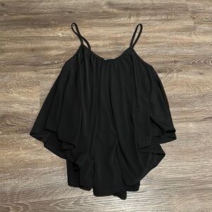 So Nikki Girl’s Black Flow Tank Top - Size Large